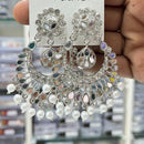 Kavita Art Royal Mirror Stone And Pearl Designer Earrings