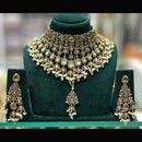 Kavita Art Royal Polki Kundan Stone And Pearl Choker Necklace Set