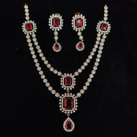 Kavita Art Designer American Daimond Necklace Set
