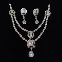 Kavita Art Designer American Daimond Necklace Set