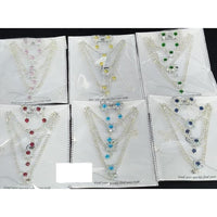 Kavita Art Sparkling Crystal Stone And Austrian Stone Necklace Set  