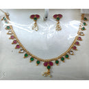Kavita Art Heritage Pota Stone Necklace Set