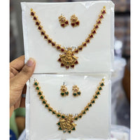 Kavita Art Heritage Pota Stone Necklace Set