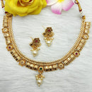 Kavita Art Heritage Pota Stone And Beads Necklace Set