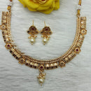 Kavita Art Heritage Pota Stone And Beads Necklace Set