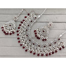 Kavita Art Crystal Stone Pearl And Beads Designer Necklace Set