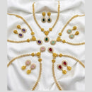Kavita Art Heritage Austrian Stone And Crystal Stone Necklace Set 