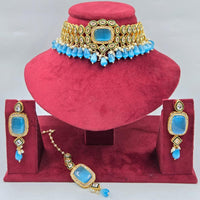 Kavita Art Heritage Crystal Stone Choker Necklace Set