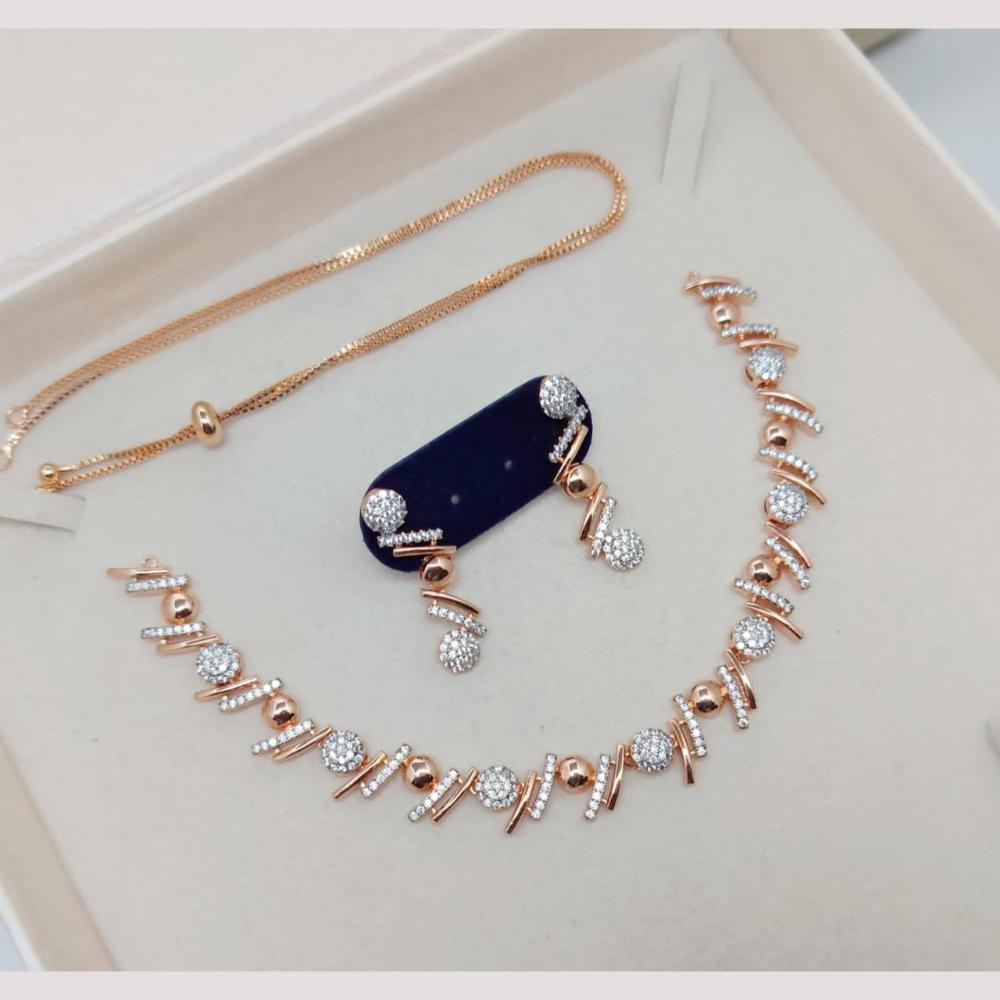 Kavita Art Glamorous Austrian Stone Necklace Set 