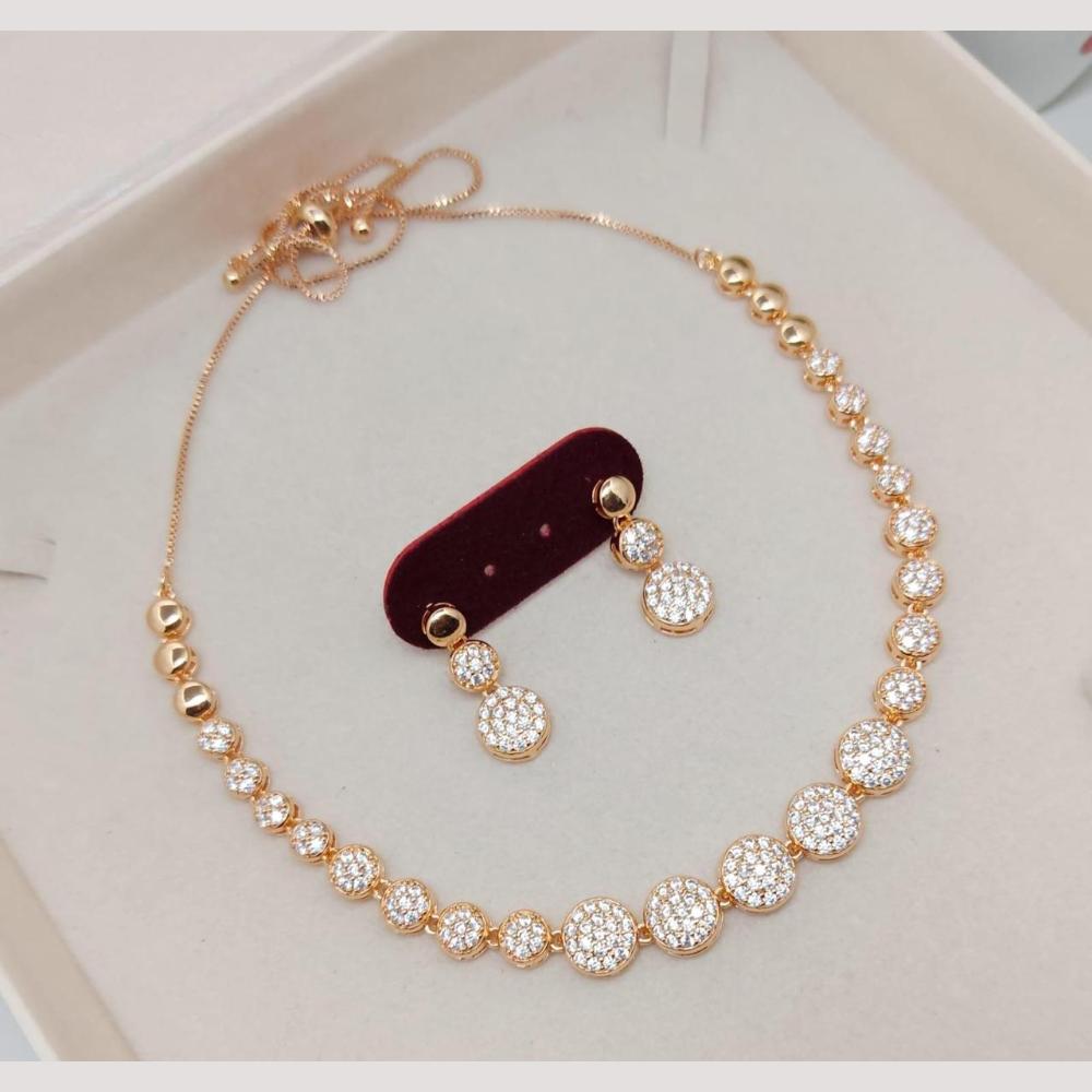 Kavita Art Glamorous Austrian Stone Necklace Set 