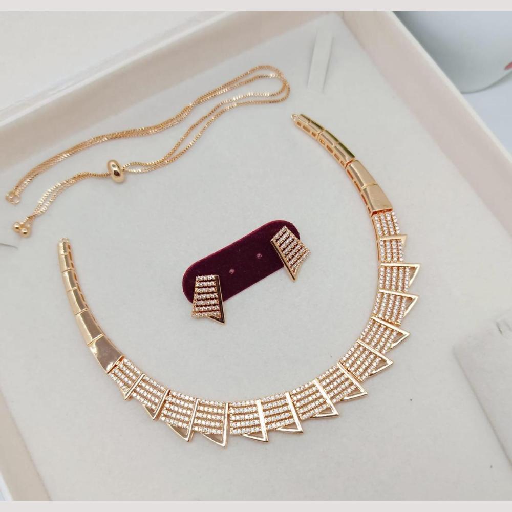 Kavita Art Glamorous Austrian Stone Necklace Set 