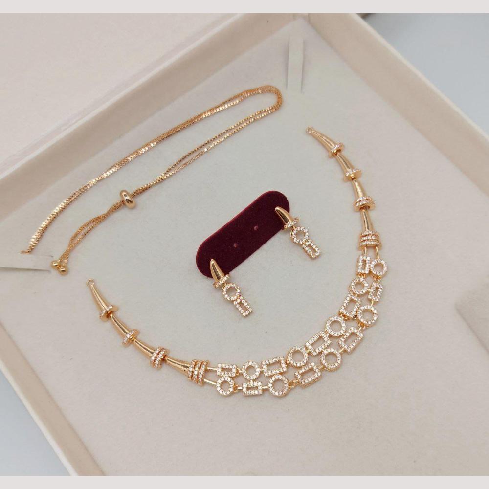 Kavita Art Glamorous Austrian Stone Necklace Set 