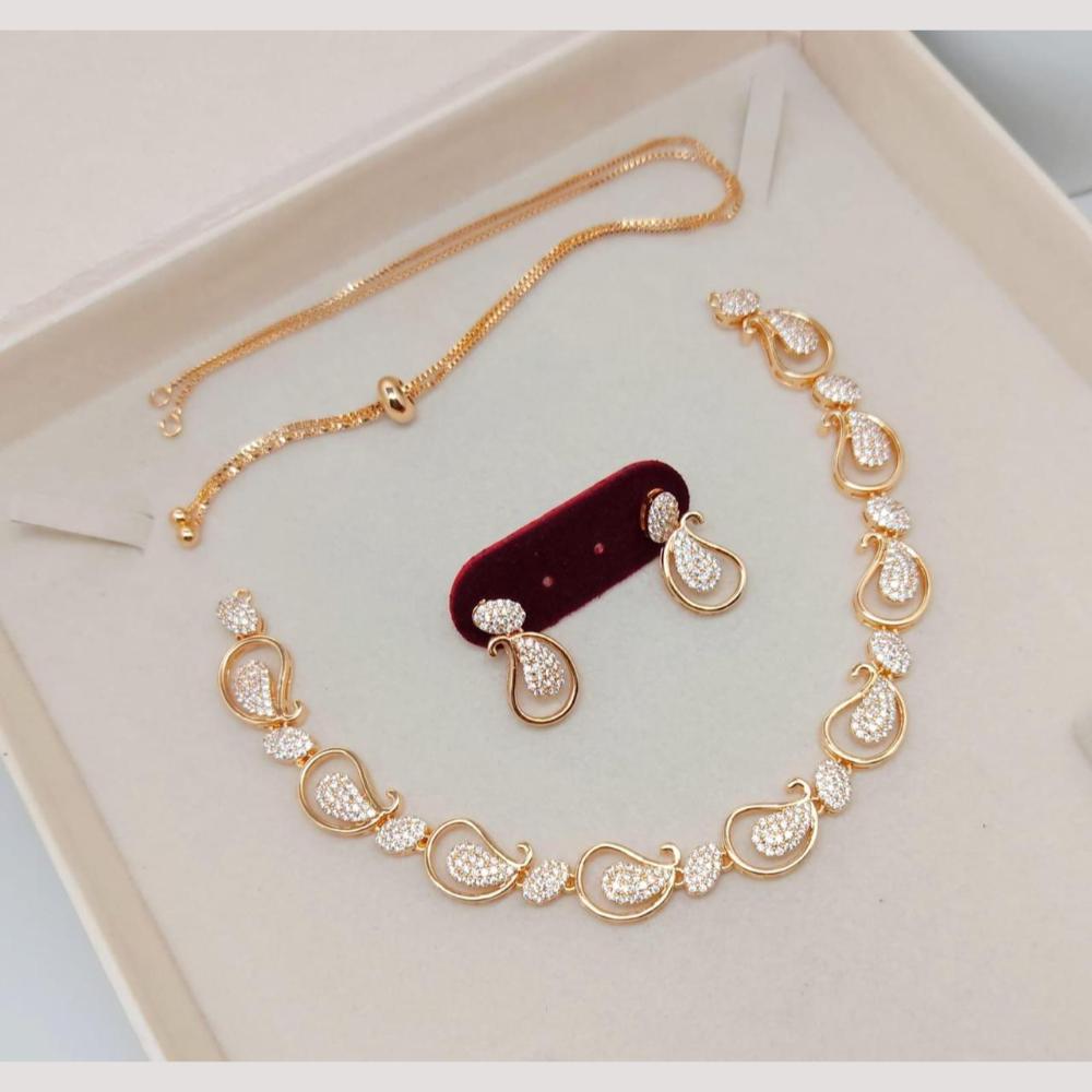 Kavita Art Glamorous Austrian Stone Necklace Set 