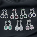Kavita Art Sparkling American Diamond Fancy Dangler Earrings