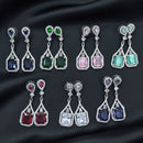 Kavita Art Sparkling American Diamond Fancy Dangler Earrings