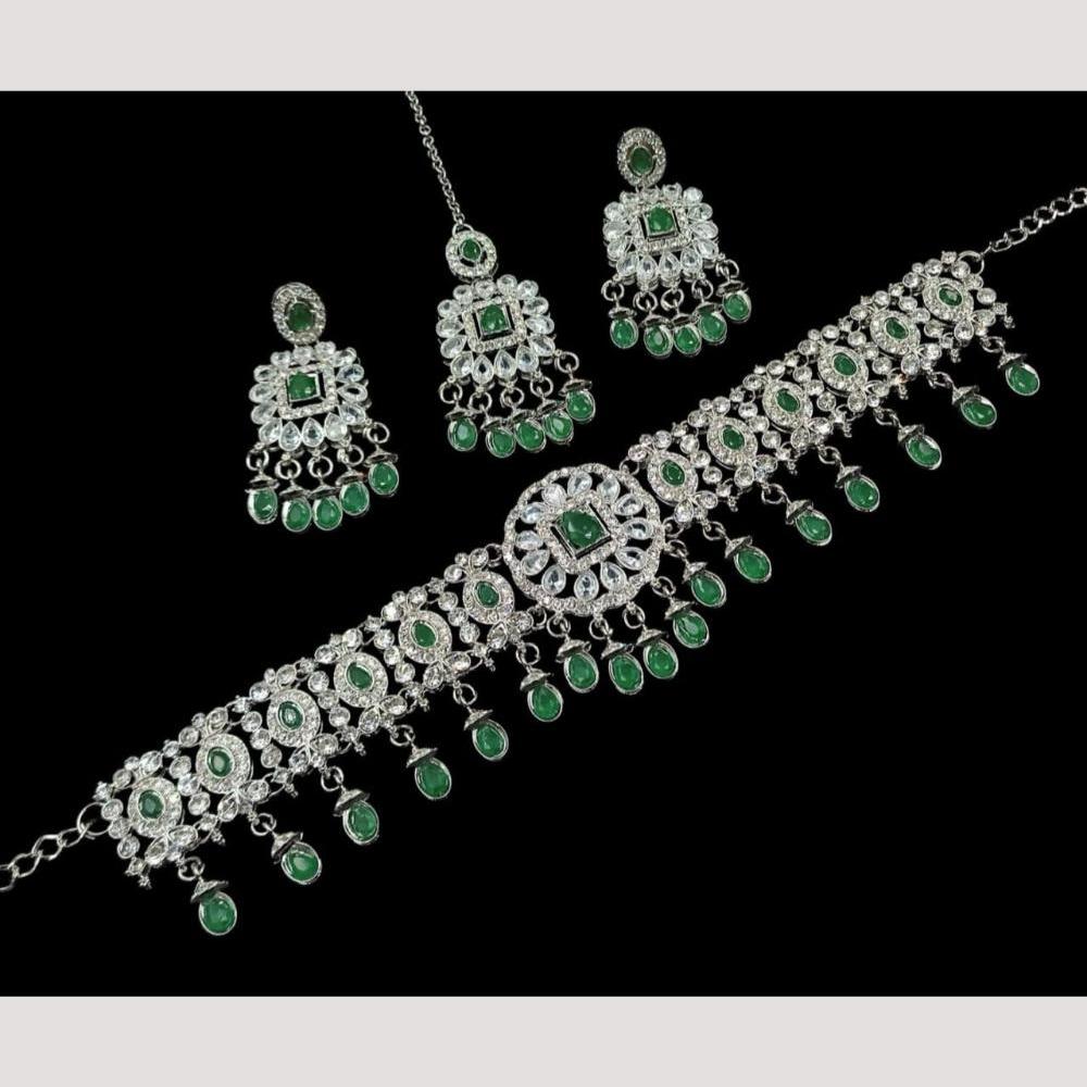 Kavita Art Glamorous Austrian Stone Choker Necklace Set