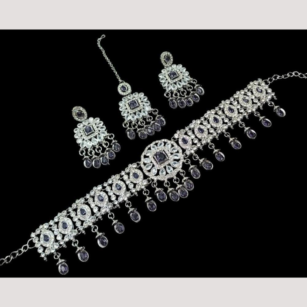 Kavita Art Glamorous Austrian Stone Choker Necklace Set