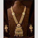 Kavita Art Premium Pota Stone And Beads Long Necklace Set