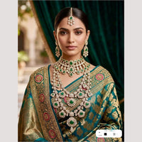 Kavita Art Royal Pota Stone And Austrian Stone Necklace Set