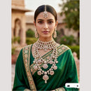Kavita Art Royal Pota Stone And Austrian Stone Necklace Set