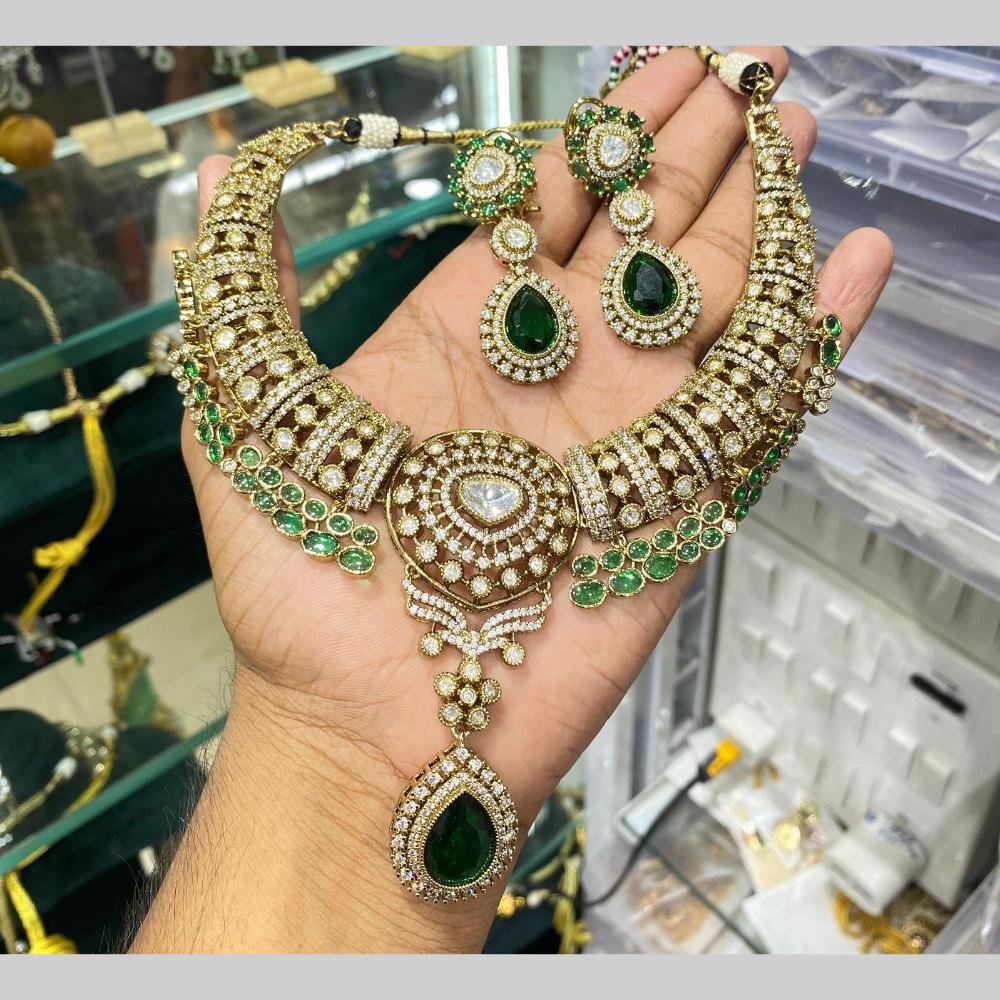 Kavita Art Grand Polki Kundan Necklace Set