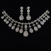 Kavita Art Graceful American Diamond Necklace Set for Women