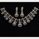 Kavita Art Graceful American Diamond Necklace Set for Women