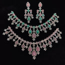 Kavita Art Graceful American Diamond Necklace Set for Women
