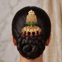 Kavita Art Ethnic Pota Stone And Pearl Hair Accessory