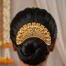 Kavita Art Ethnic Pota Stone And Pearl Hair Accessory