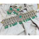 Kavita Art Royal Polki Kundan Stone Pearl And Beads Choker Necklace Set