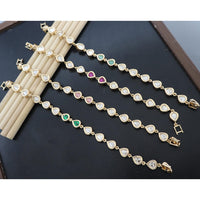 Kavita Art Royal Spark Polki Kundan Stone Adjustable Bracelet for Every Occasion