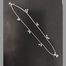 Kavita Art Silver Plated Austrian Stone Traditional Ghungroo Payal / Anklet