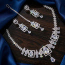 Kavita Art Graceful American Diamond Necklace Set for Women