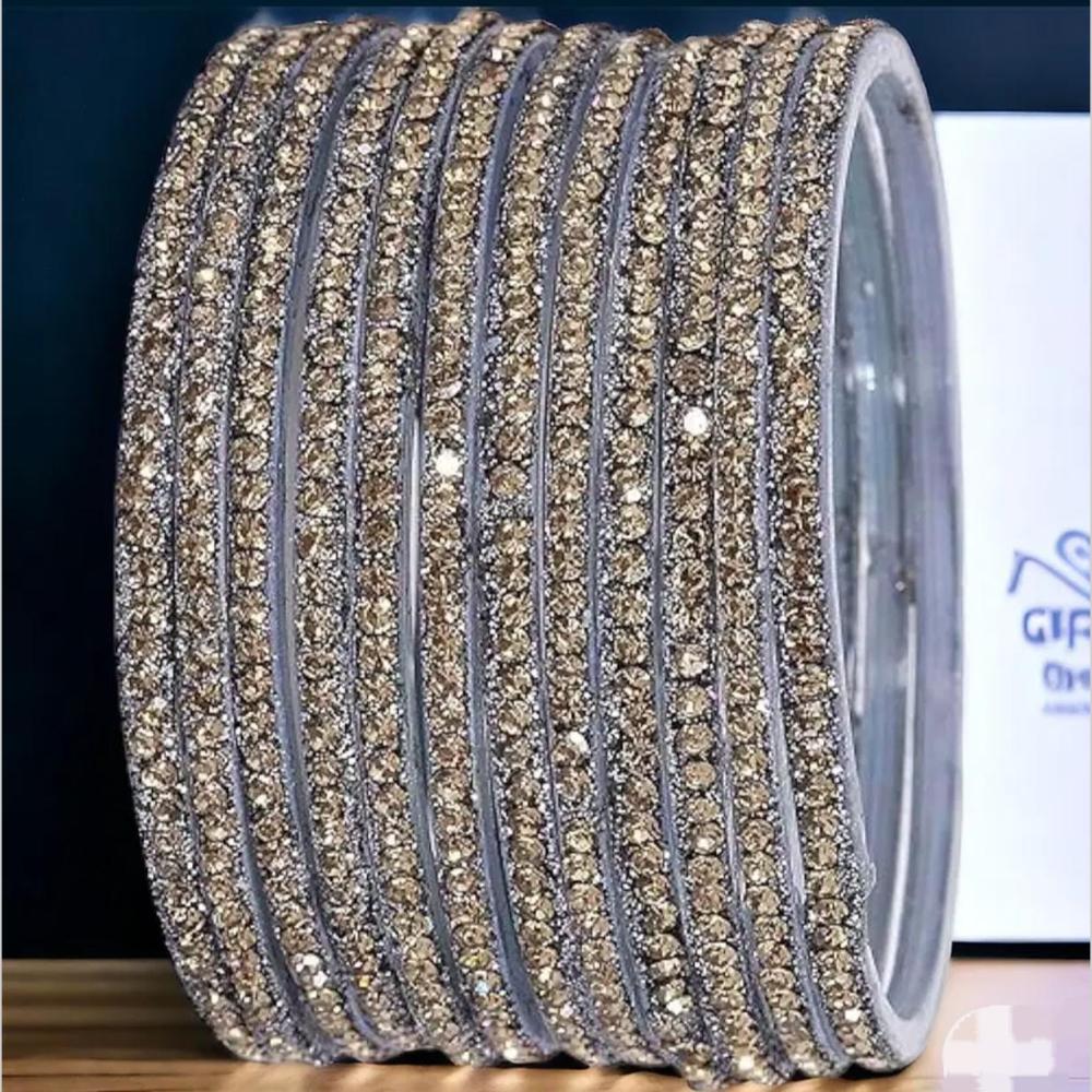 Kavita Art Classic Austrian Stone Glass Bangles Set