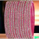 Kavita Art Classic Austrian Stone Glass Bangles Set