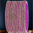 Kavita Art Classic Austrian Stone Glass Bangles Set