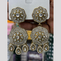 Kavita Art Luxury Kundan Stone And Pearl Ethnic Dangler Earrings