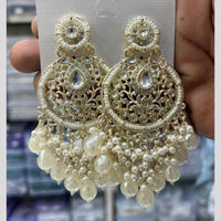 Kavita Art Luxury Kundan Stone And Pearl Ethnic Dangler Earrings