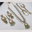 Kavita Art Graceful Kundan Stone & Beads Necklace Set for Women