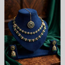 Kavita Art Premium Crystal Stone Choker Necklace Set for Women