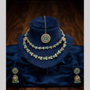 Kavita Art Premium Crystal Stone Choker Necklace Set for Women