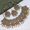 Kavita Art Royal Crystal Stone And Austrian Stone Wedding Necklace Set