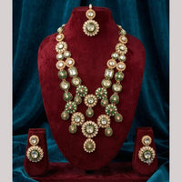 Kavita Art Traditional Kundan Stone Long Necklace Set