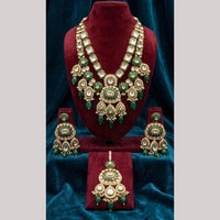 Kavita Art Traditional Kundan Stone And Beaded Long Necklace Set