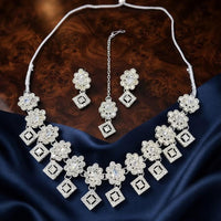 Kavita Art Premium Crystal Stone Necklace Set