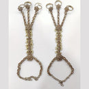 Kavita Art Wedding Wear Crystal Stone And Pearl Hand Harness 
