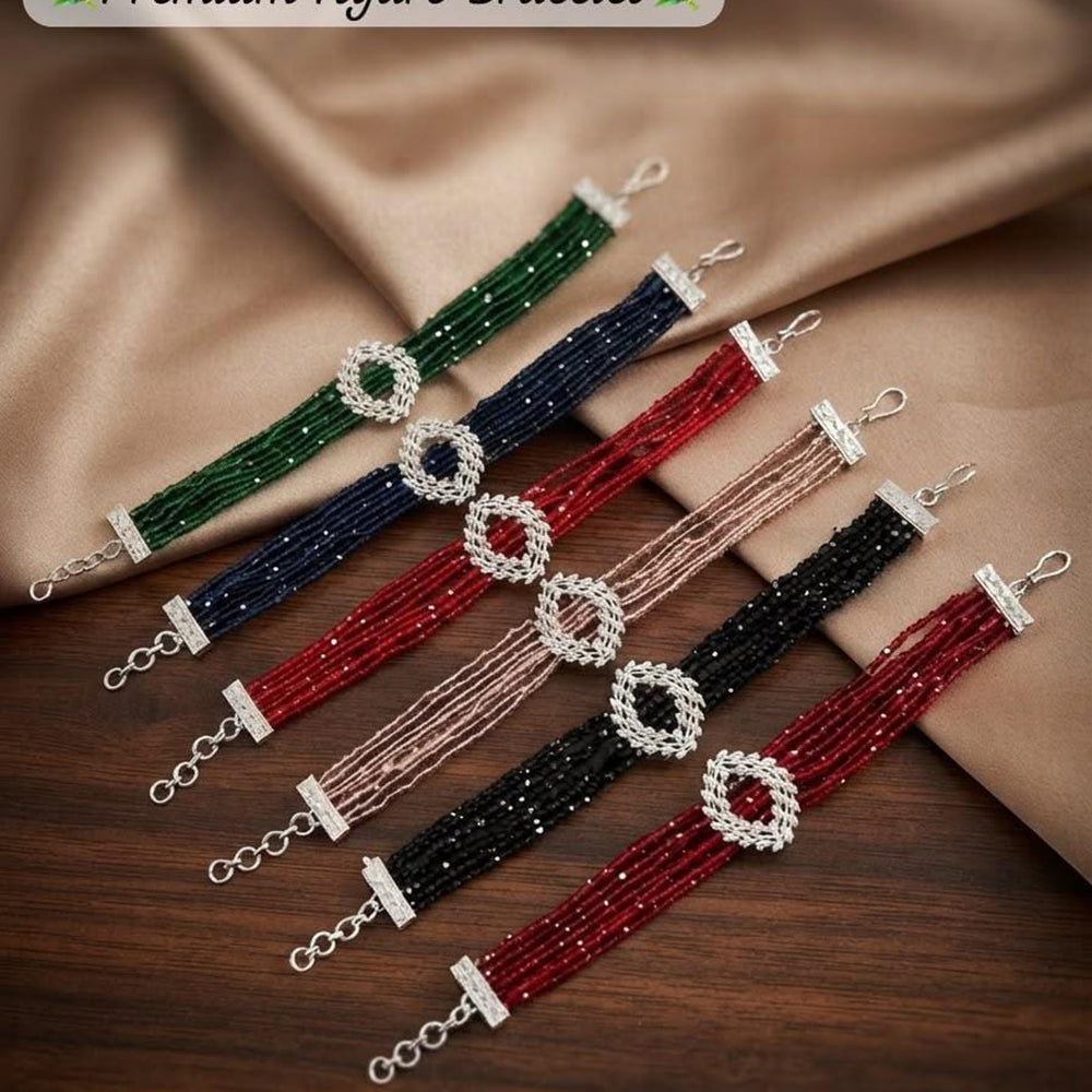 Kavita Art Glamorous Austrian Stone And Pearl Bracelet (1 Piece Only)
