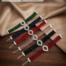 Kavita Art Glamorous Austrian Stone And Pearl Bracelet (1 Piece Only)