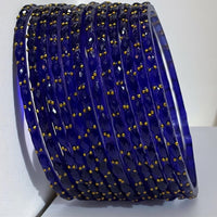 Kavita Art Trendy Raindrop Glass Bangles Set